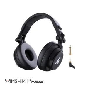 MAONO AU-MH601 Over Ear Stereo Monitor 50MM Drivers Studio Headphones for Music, DJ, Podcast