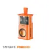 RECCI RSK-W30 Transparent Wireless Speaker with RGB Light- Orange Color